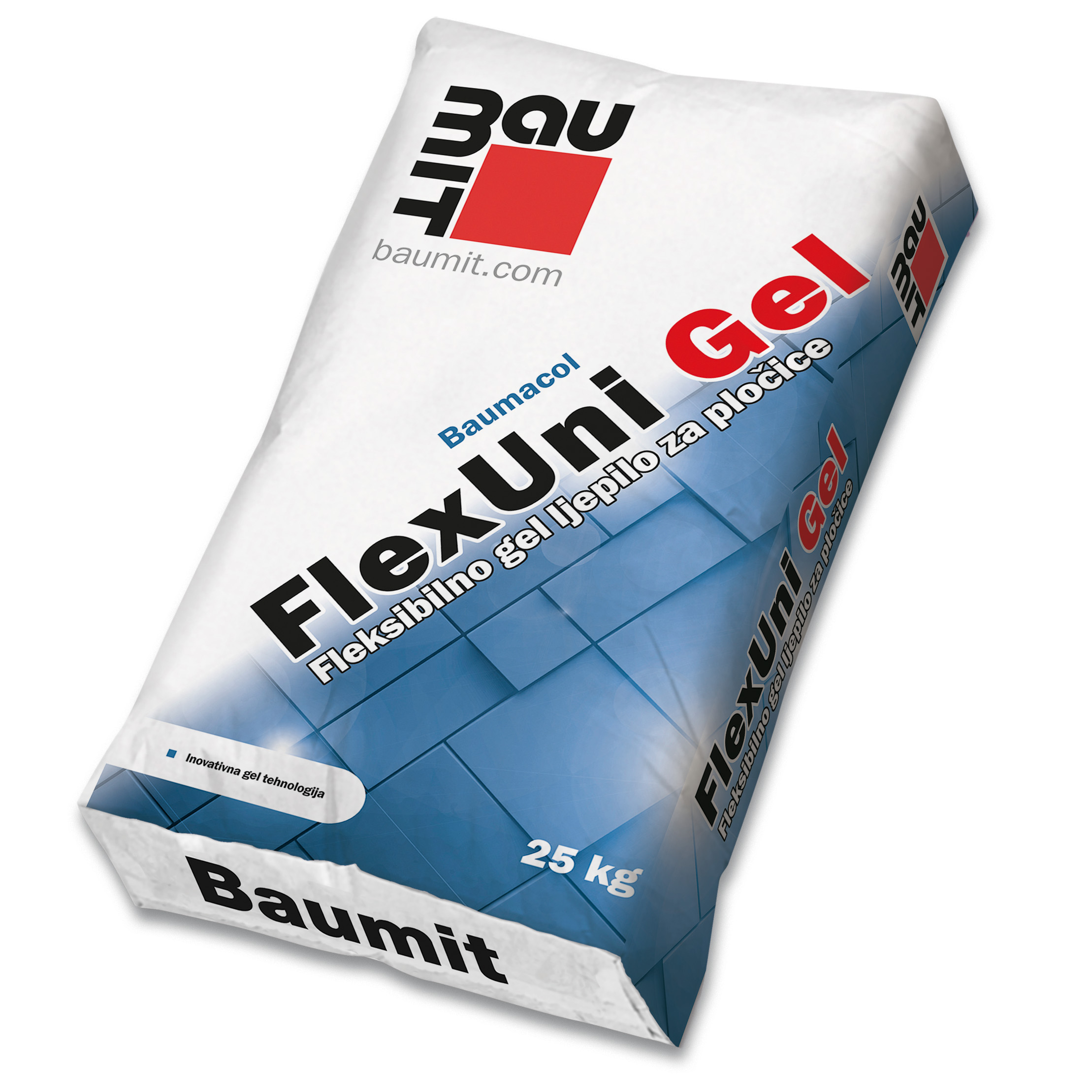 Fleksibilno ljepilo za keramiku, BAUMACOL FLEXUNI GEL, 25 kg, BAUMIT